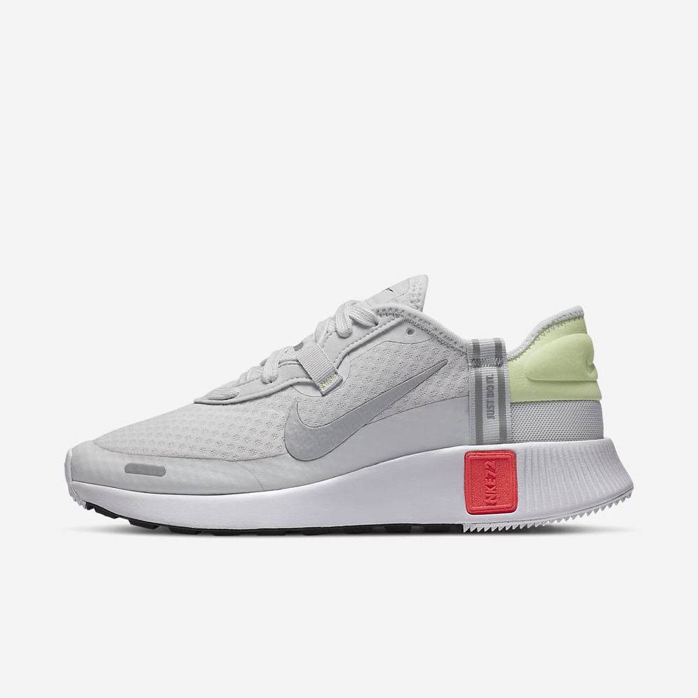 Sneakers Nike Reposto Grise 9034-217 Photon Dust/Barely Volt/Flash Crimson/Metallic Platinum Femme | DHG-39372442